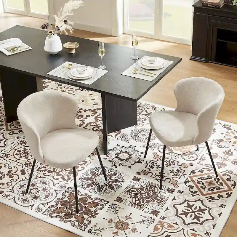 Chaises de salle à manger modernes, lot de 2