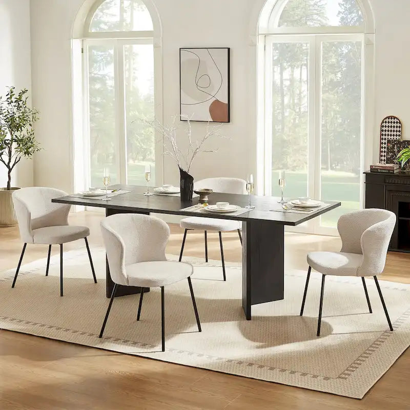 Chaises de salle à manger modernes, lot de 2
