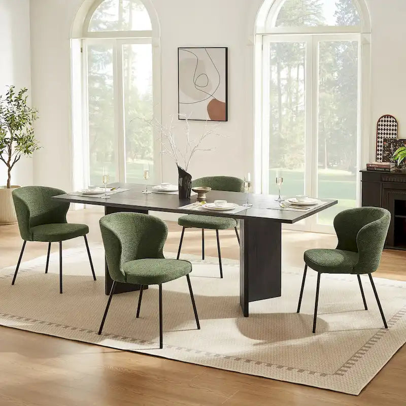 Chaises de salle à manger modernes, lot de 2
