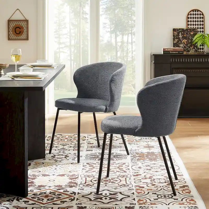Chaises de salle à manger modernes, lot de 2