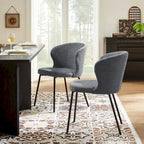 Chaises de salle à manger modernes, lot de 2