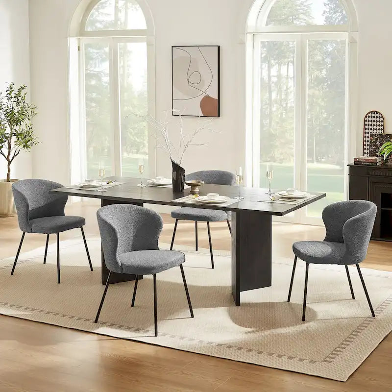 Chaises de salle à manger modernes, lot de 2