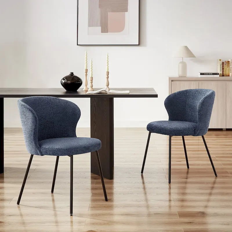 Chaises de salle à manger modernes, lot de 2