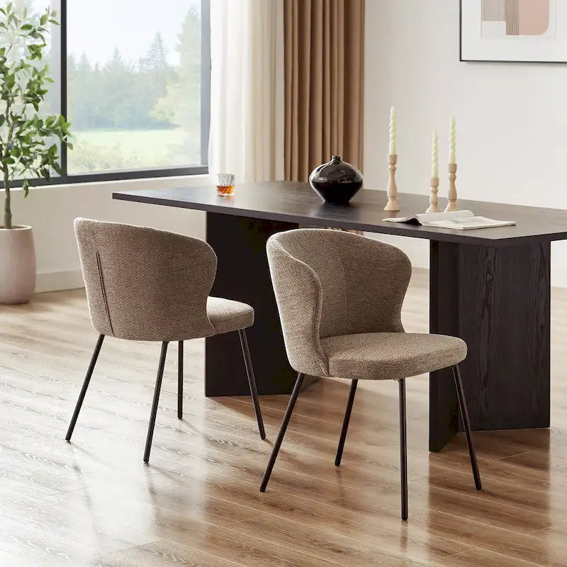 Chaises de salle à manger modernes, lot de 2