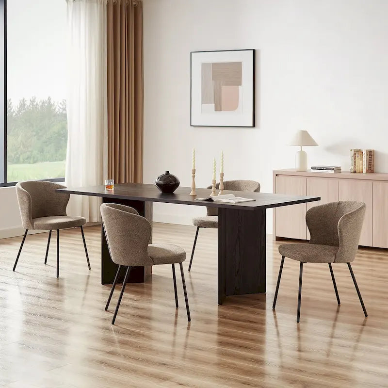 Chaises de salle à manger modernes, lot de 2