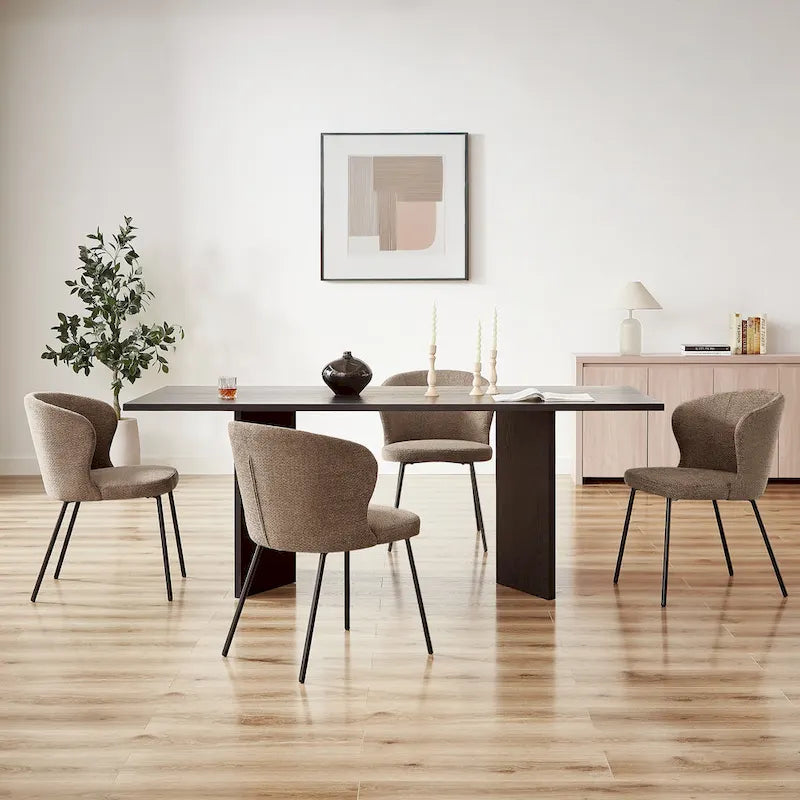 Chaises de salle à manger modernes, lot de 2