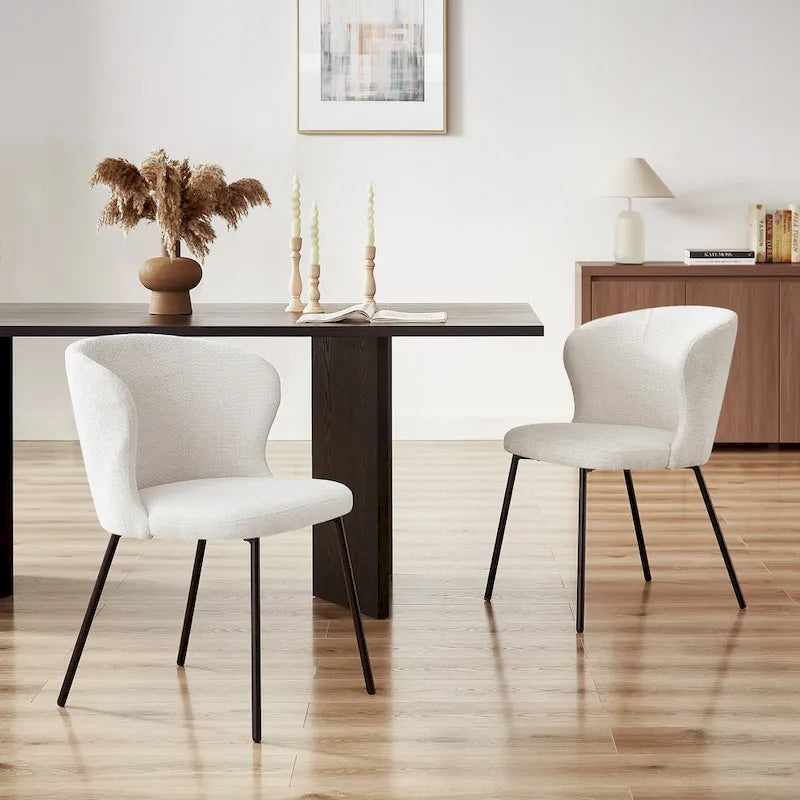 Chaises de salle à manger modernes, lot de 2