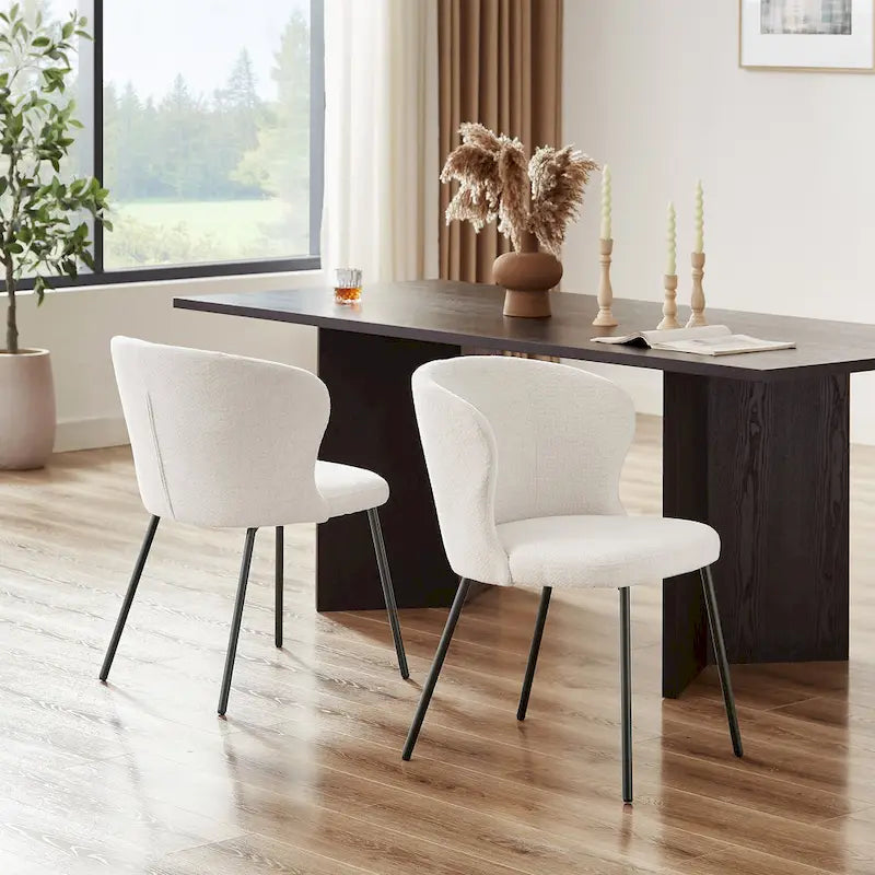 Chaises de salle à manger modernes, lot de 2