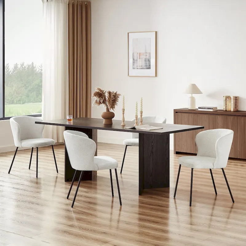 Chaises de salle à manger modernes, lot de 2