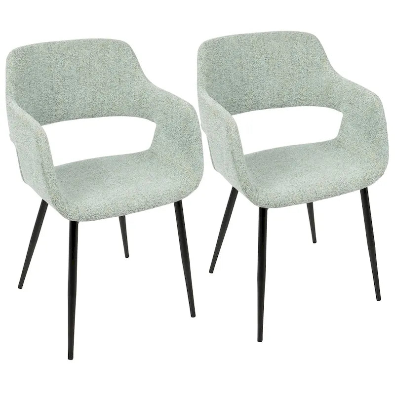Chaise moderne du milieu du siècle Carson Carrington Vallen (lot de 2)