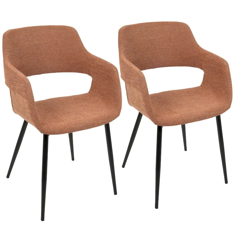 Chaise moderne du milieu du siècle Carson Carrington Vallen (lot de 2)