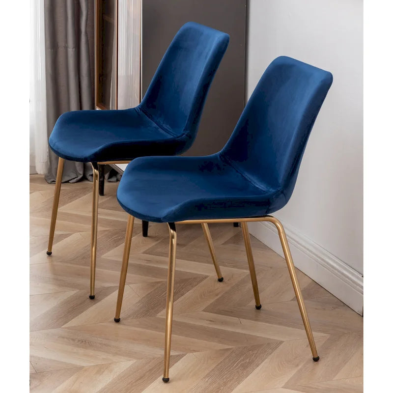 Roundhill Furniture Aufurr Ensemble repas contemporain 3 pièces, table ronde blanche et 2 chaises