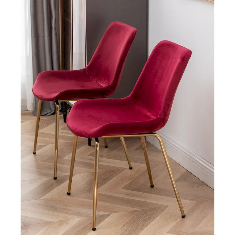 Roundhill Furniture Aufurr Ensemble repas contemporain 3 pièces, table ronde blanche et 2 chaises