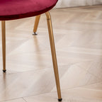 Roundhill Furniture Aufurr Ensemble repas contemporain 3 pièces, table ronde blanche et 2 chaises