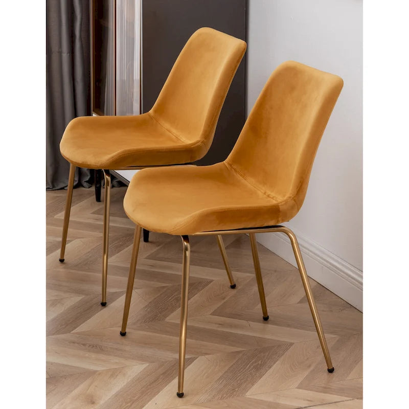 Roundhill Furniture Aufurr Ensemble repas contemporain 3 pièces, table ronde blanche et 2 chaises