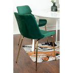 Roundhill Furniture Aufurr Ensemble repas contemporain 3 pièces, table ronde blanche et 2 chaises