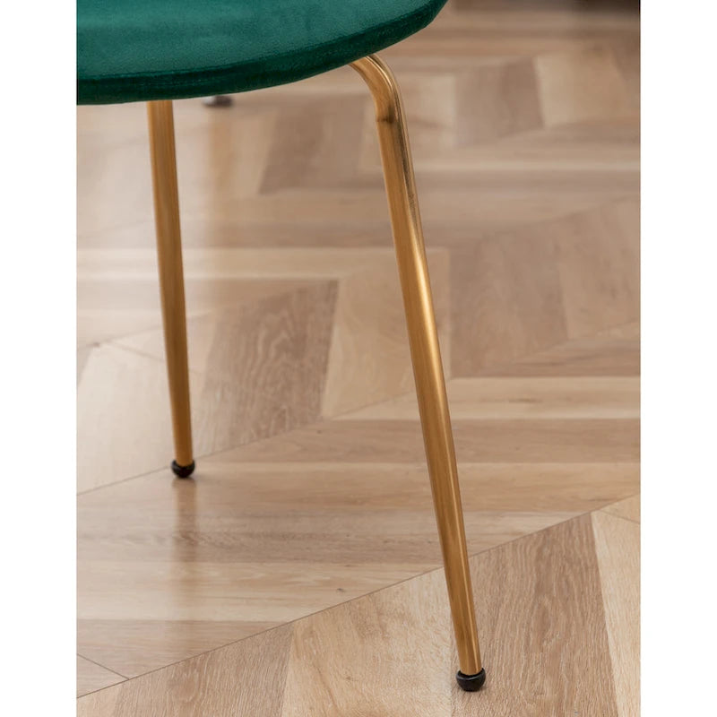 Roundhill Furniture Aufurr Ensemble repas contemporain 3 pièces, table ronde blanche et 2 chaises