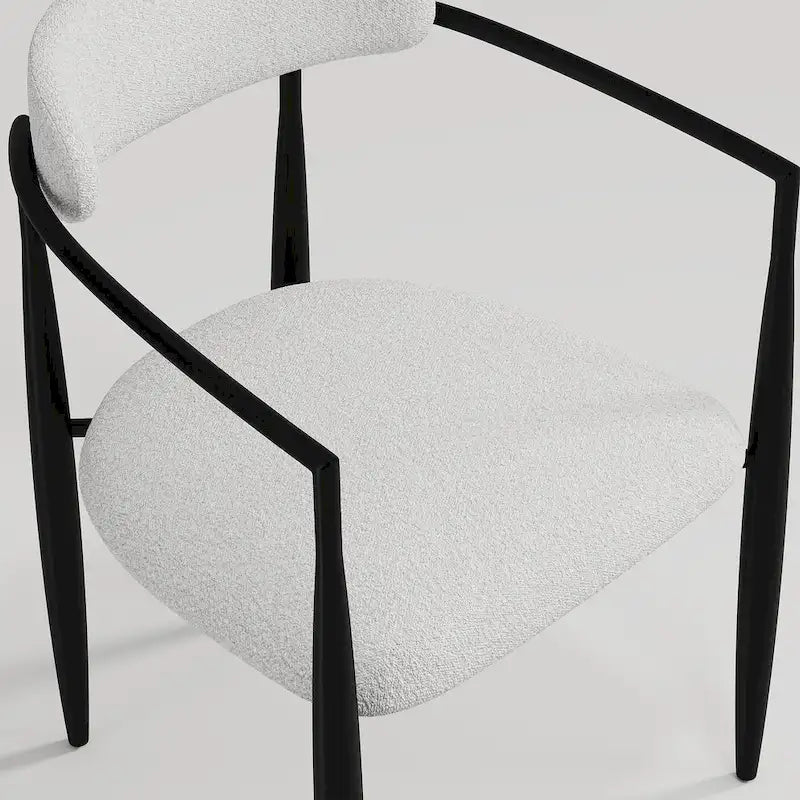 Ensemble de salle à manger moderne et minimaliste de 9 pièces avec plateau extensible en pierre frittée et double piédestal de 280 cm