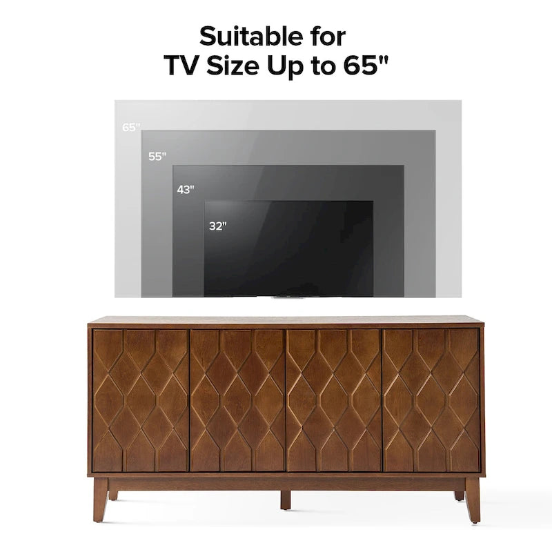 Olympia 60Meuble de Rangement Moderne avec Étagères Réglables Par HULALA HOME