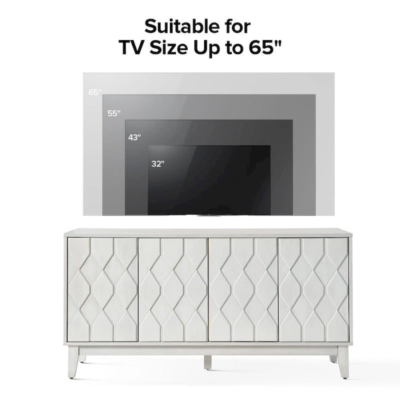 Olympia 60Meuble de Rangement Moderne avec Étagères Réglables Par HULALA HOME