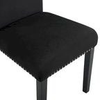 Roundhill Furniture Fordsville, ensemble de salle à manger 5 pièces, table ronde à pied central avec 4 chaises élégantes