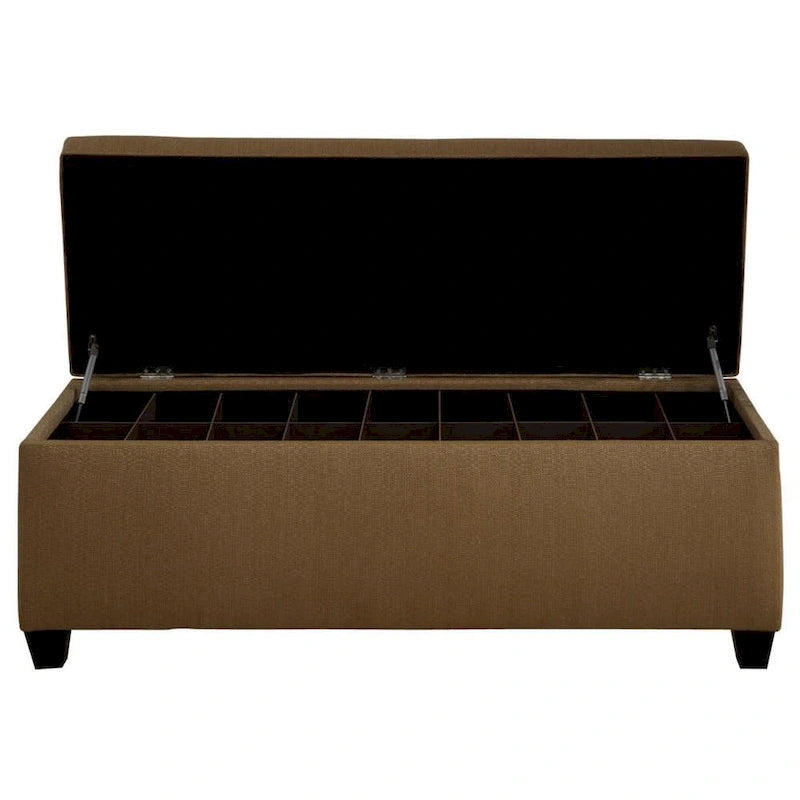 Le banc de rangement à chaussures secret Sole Candice Fawn