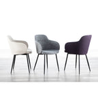 Chaise industrielle rembourrée Carson Carrington Iglabo