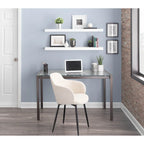Chaise industrielle rembourrée Carson Carrington Iglabo