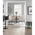 Chaise industrielle rembourrée Carson Carrington Iglabo