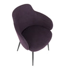 Chaise industrielle rembourrée Carson Carrington Iglabo