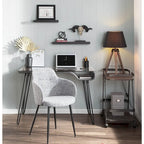 Chaise industrielle rembourrée Carson Carrington Iglabo
