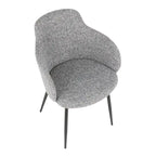 Chaise industrielle rembourrée Carson Carrington Iglabo