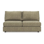 Canapé d'angle 3 places avec méridienne Signature Design by Ashley Hoylake marron - 143W x 95D x 35H