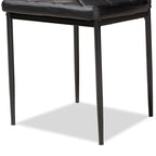 Lot de 4 chaises de salle à manger modernes en similicuir par Baxton Studio