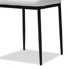 Lot de 4 chaises de salle à manger modernes en similicuir par Baxton Studio