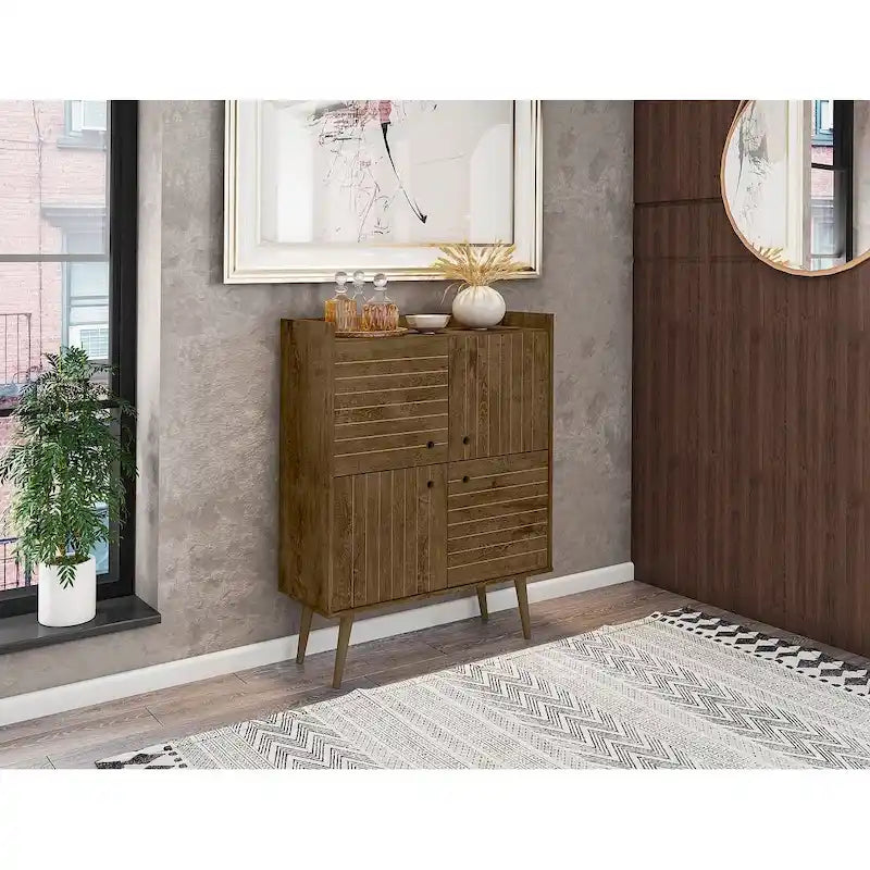 Meuble d'appoint moderne du milieu du siècle Manhattan Comfort Bogart 45,5