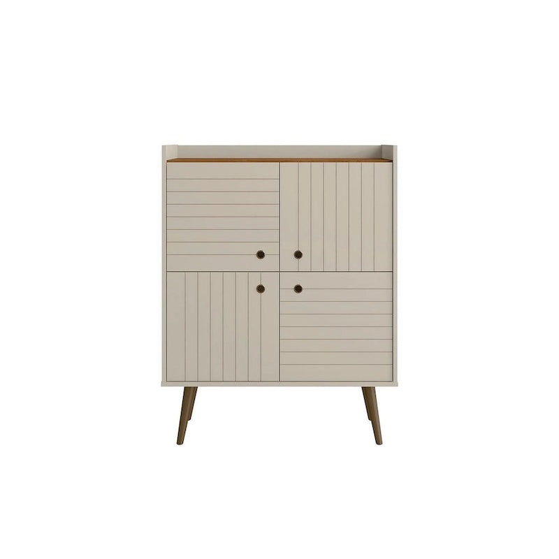 Meuble d'appoint moderne du milieu du siècle Manhattan Comfort Bogart 45,5