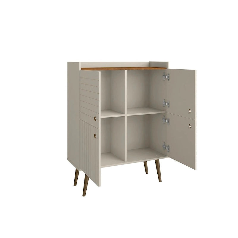 Meuble d'appoint moderne du milieu du siècle Manhattan Comfort Bogart 45,5
