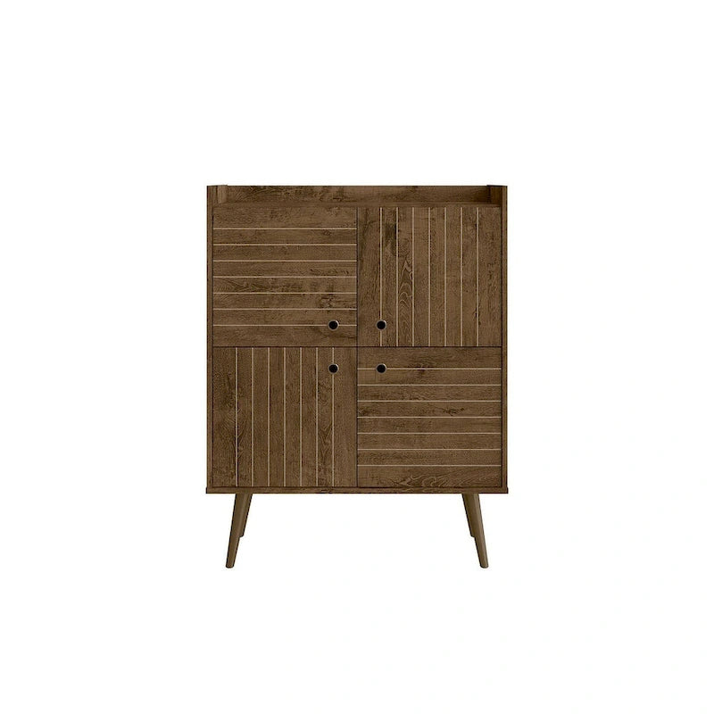 Meuble d'appoint moderne du milieu du siècle Manhattan Comfort Bogart 45,5