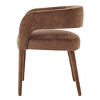 Chaise de salle à manger en velours Lauryn