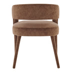 Chaise de salle à manger en velours Lauryn