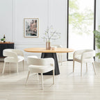 Chaise de salle à manger en velours Lauryn