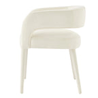 Chaise de salle à manger en velours Lauryn