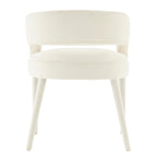 Chaise de salle à manger en velours Lauryn