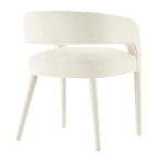 Chaise de salle à manger en velours Lauryn