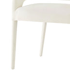 Chaise de salle à manger en velours Lauryn
