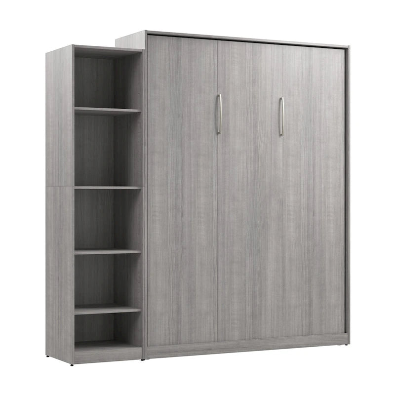 Lit escamotable Claremont Queen avec organisateur de garde-robe (85 po de largeur) par Bestar