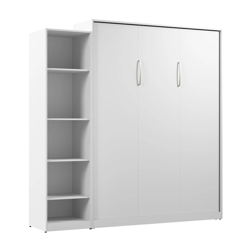 Lit escamotable Claremont Queen avec organisateur de garde-robe (85 po de largeur) par Bestar