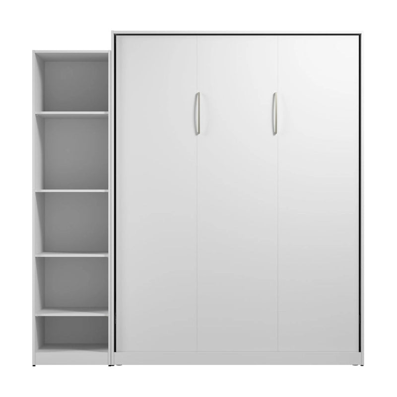 Lit escamotable Claremont Queen avec organisateur de garde-robe (85 po de largeur) par Bestar