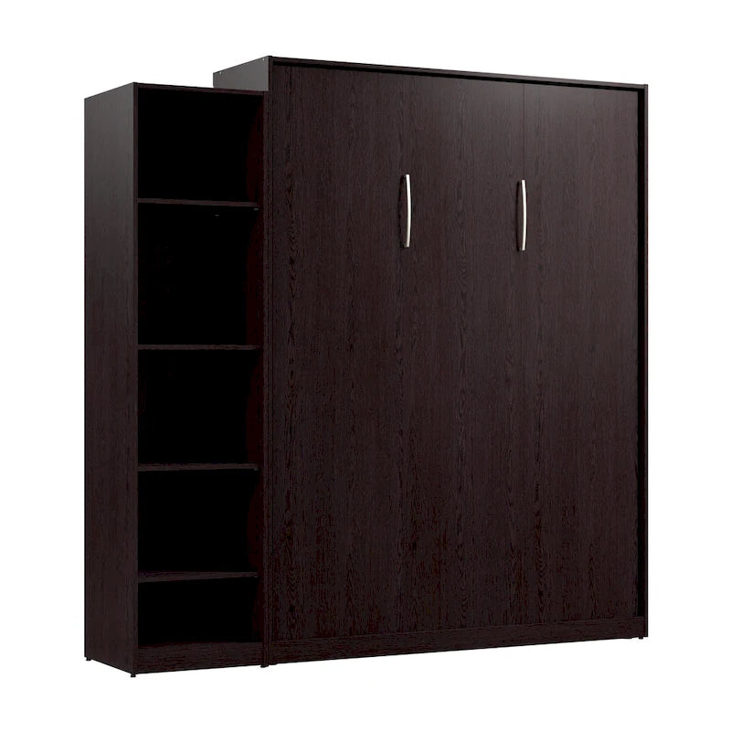 Lit escamotable Claremont Queen avec organisateur de garde-robe (85 po de largeur) par Bestar